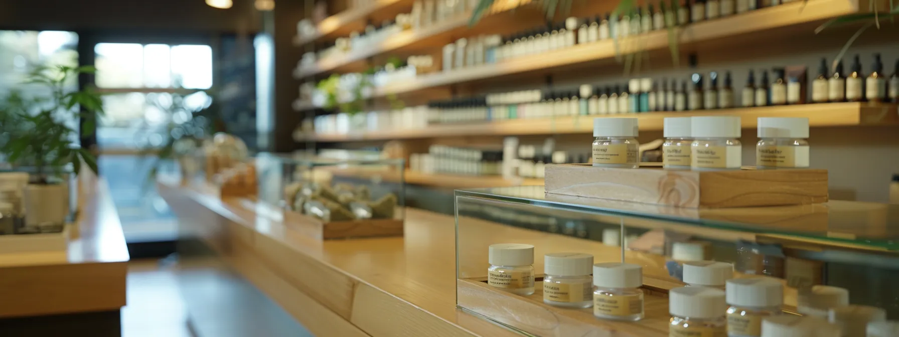 a dispensary website displaying clear contact information and product sourcing details, fostering trust through transparency.